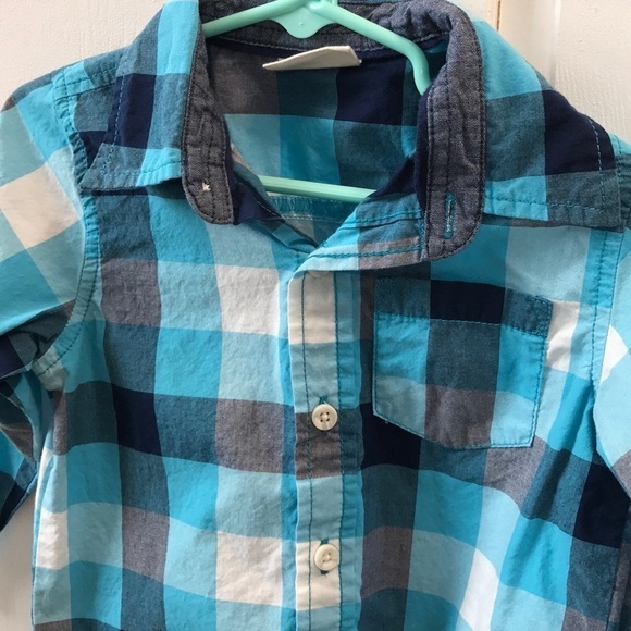 Crazy 8 Boys' Plaid Flannel Button Down Shirt - Picture 3 of 4